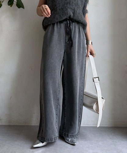 Lyocell寬鬆牛仔褲