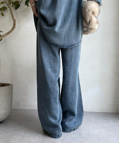 Lyocell寬鬆牛仔褲