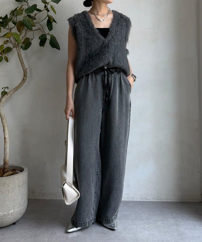 Lyocell寬鬆牛仔褲