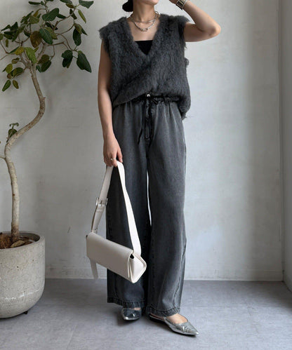 Lyocell寬鬆牛仔褲