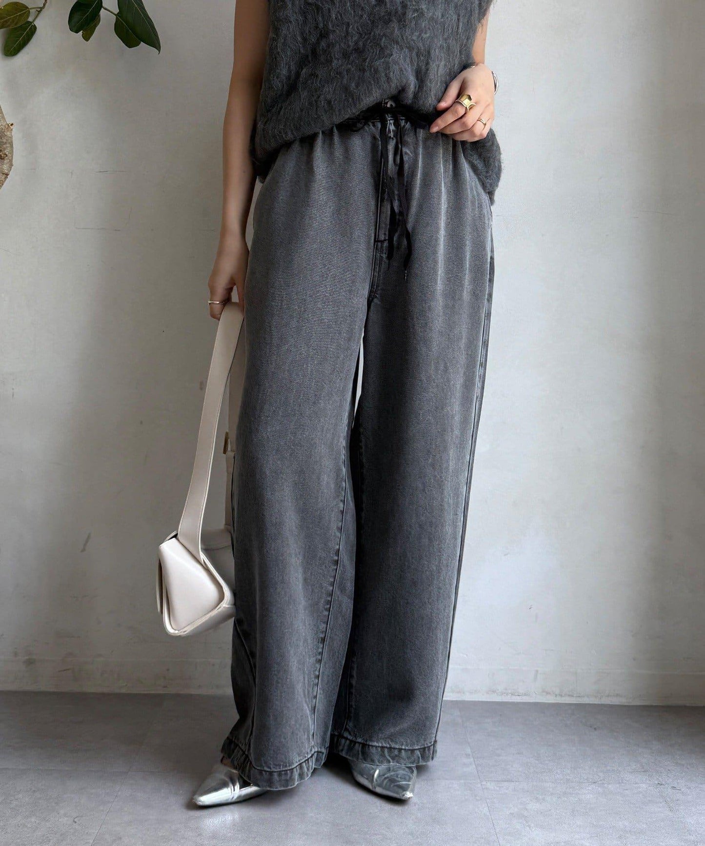 Lyocell寬鬆牛仔褲