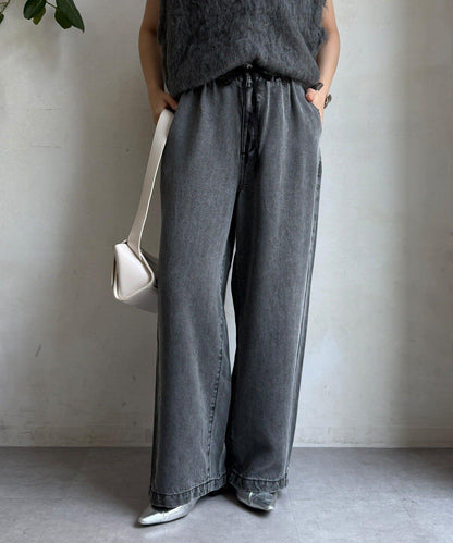 Lyocell寬鬆牛仔褲