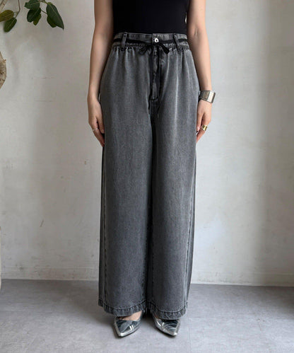 Lyocell寬鬆牛仔褲