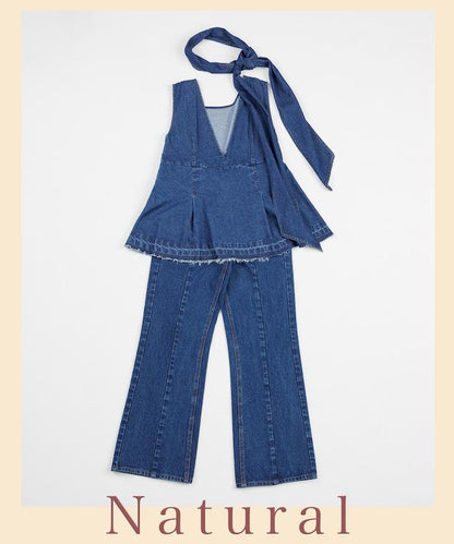 【全骨架優勝！系列】 改良風 牛仔褲＜套裝搭配適用＞