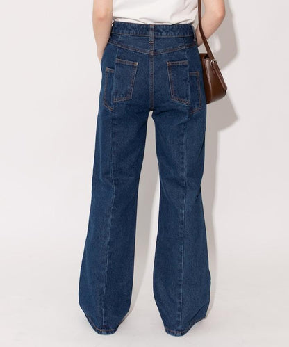 【全骨架優勝！系列】 改良風 牛仔褲＜套裝搭配適用＞