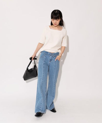 【全骨架優勝！系列】 改良風 牛仔褲＜套裝搭配適用＞