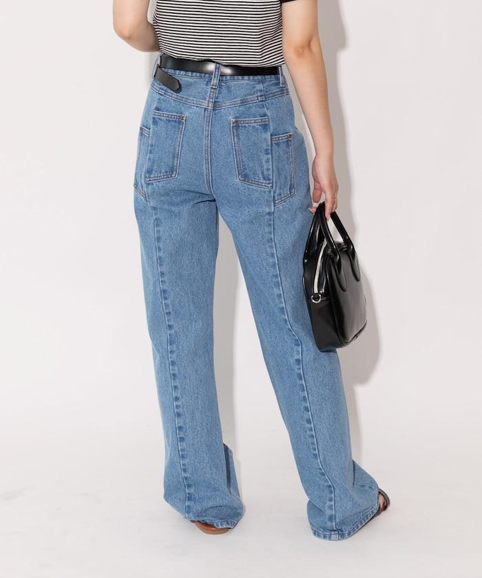 【全骨架優勝！系列】 改良風 牛仔褲＜套裝搭配適用＞