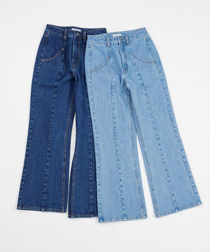 【全骨架優勝！系列】 改良風 牛仔褲＜套裝搭配適用＞