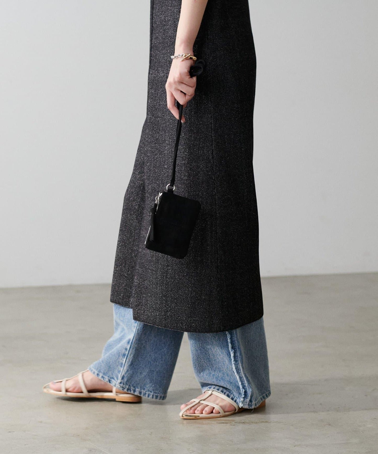 ［限定］仿麂皮迷你斜挎包