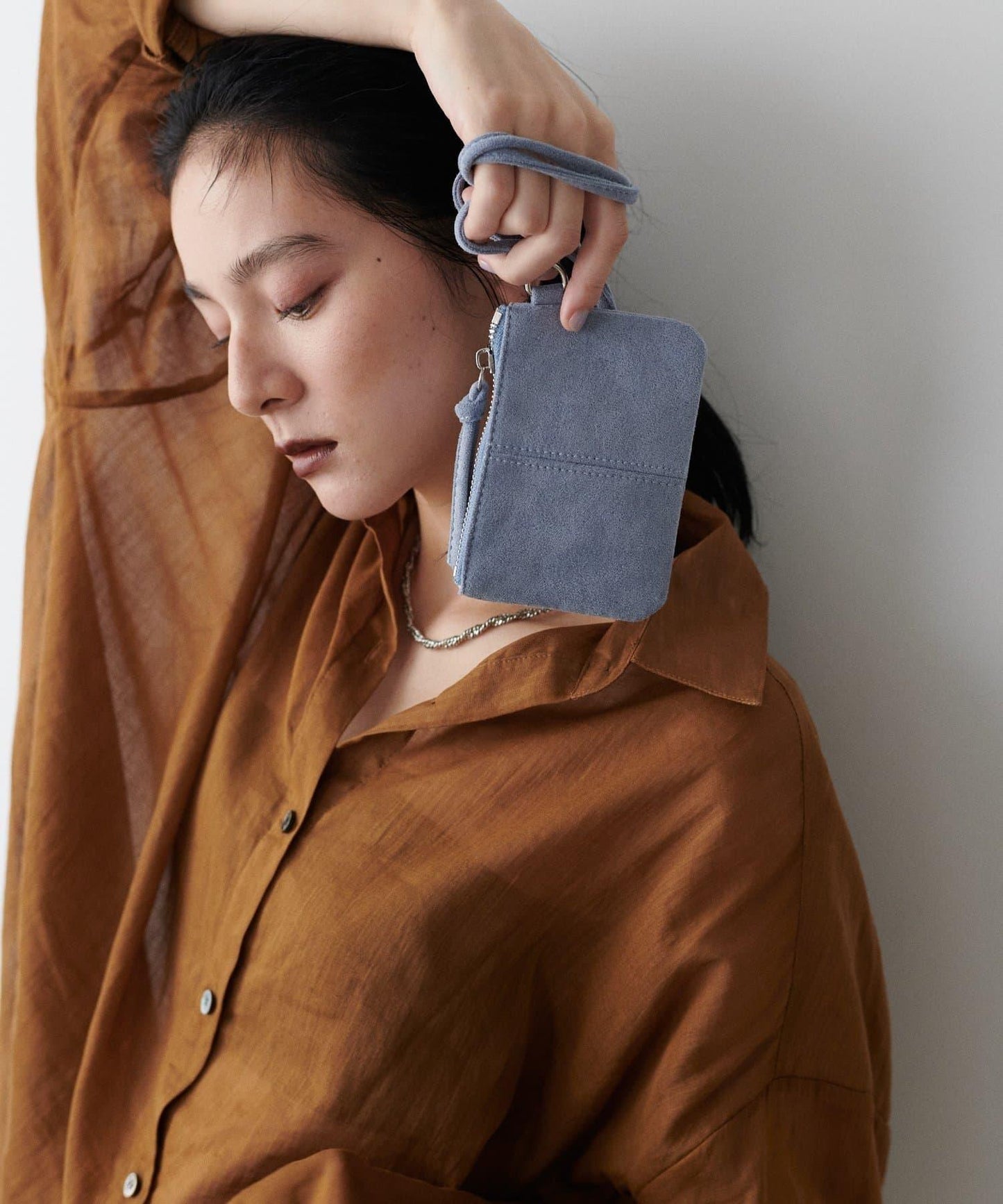 ［限定］仿麂皮迷你斜挎包