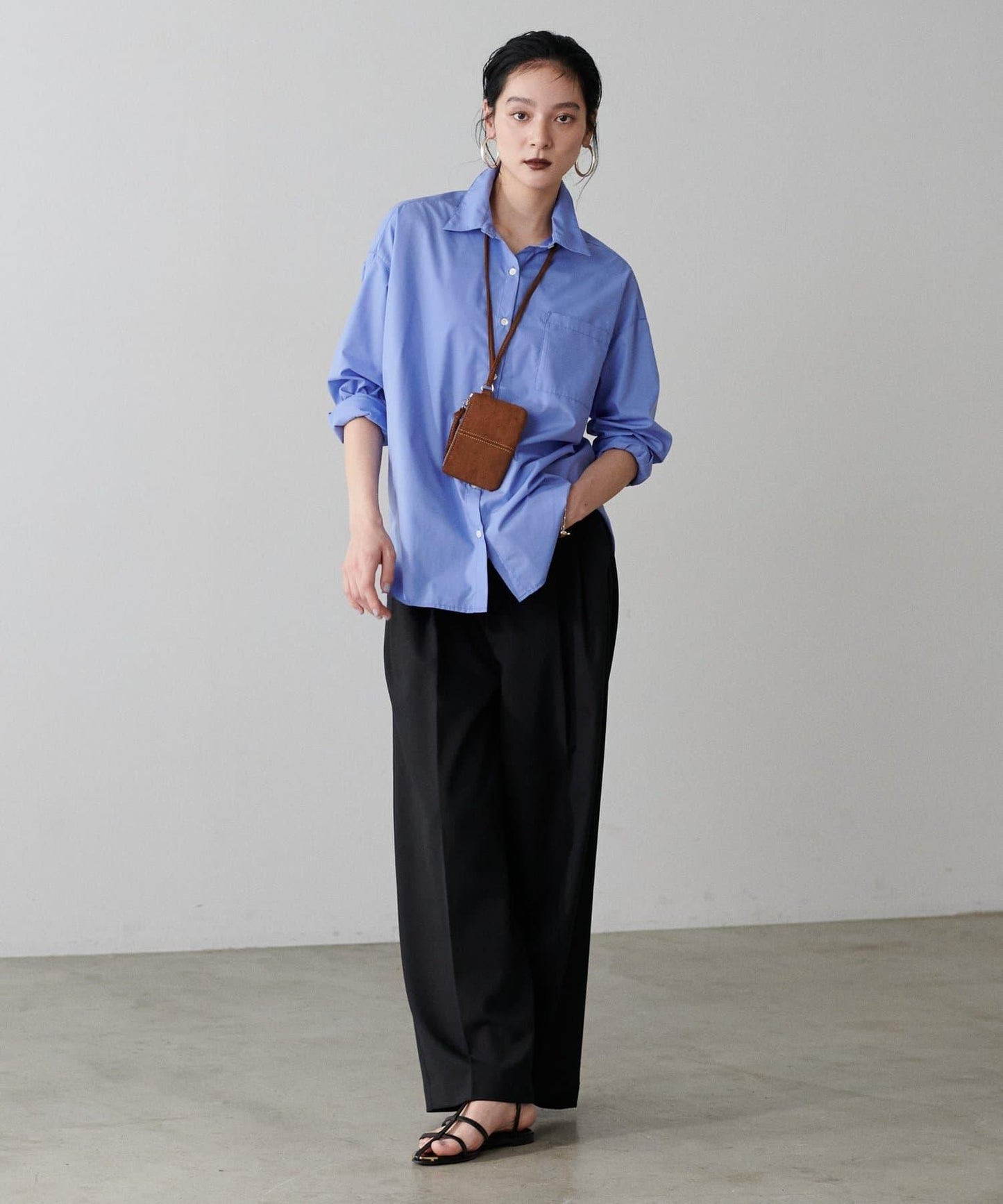 ［限定］仿麂皮迷你斜挎包