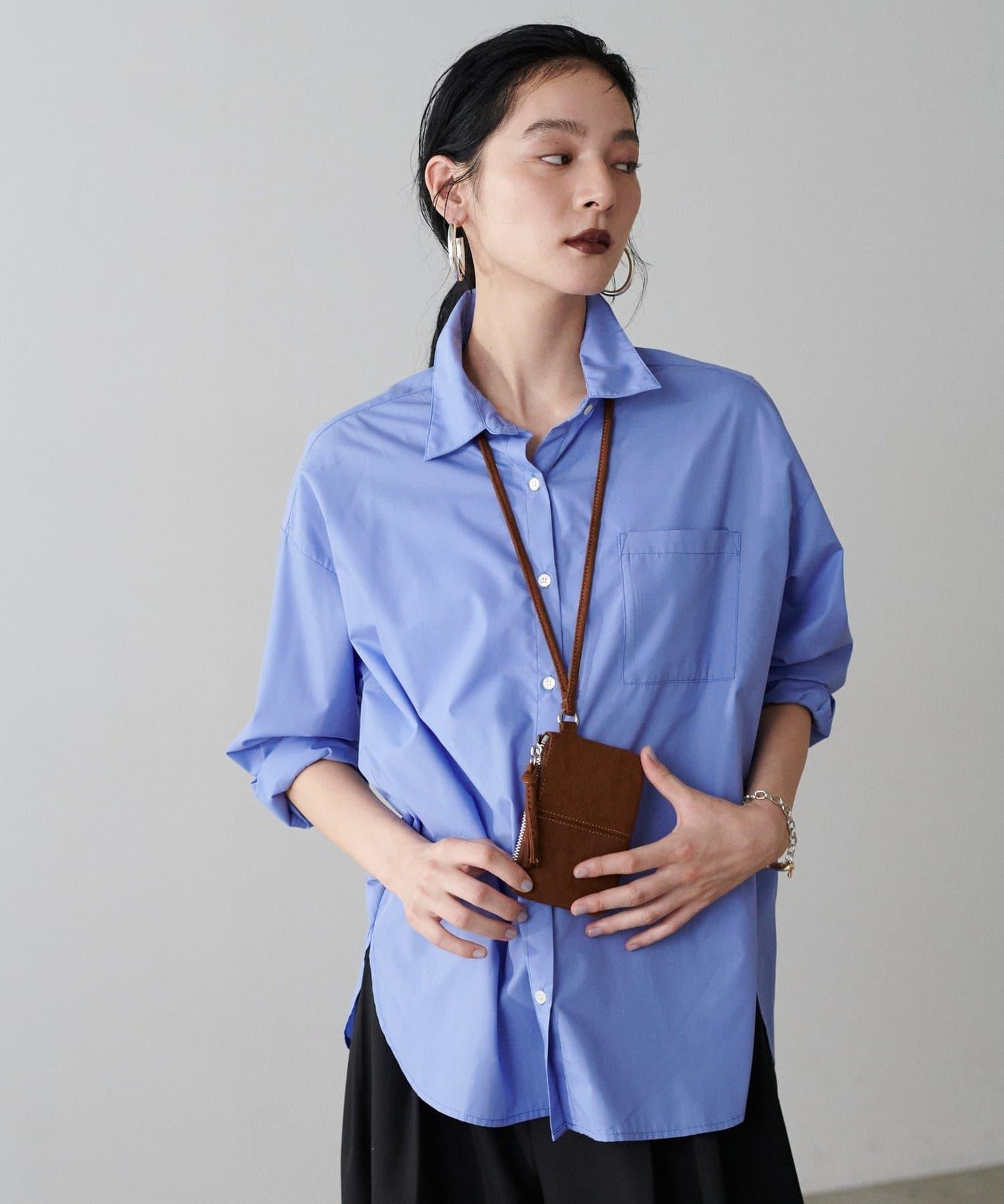 ［限定］仿麂皮迷你斜挎包