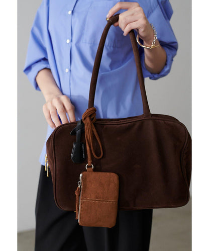 ［限定］仿麂皮迷你斜挎包