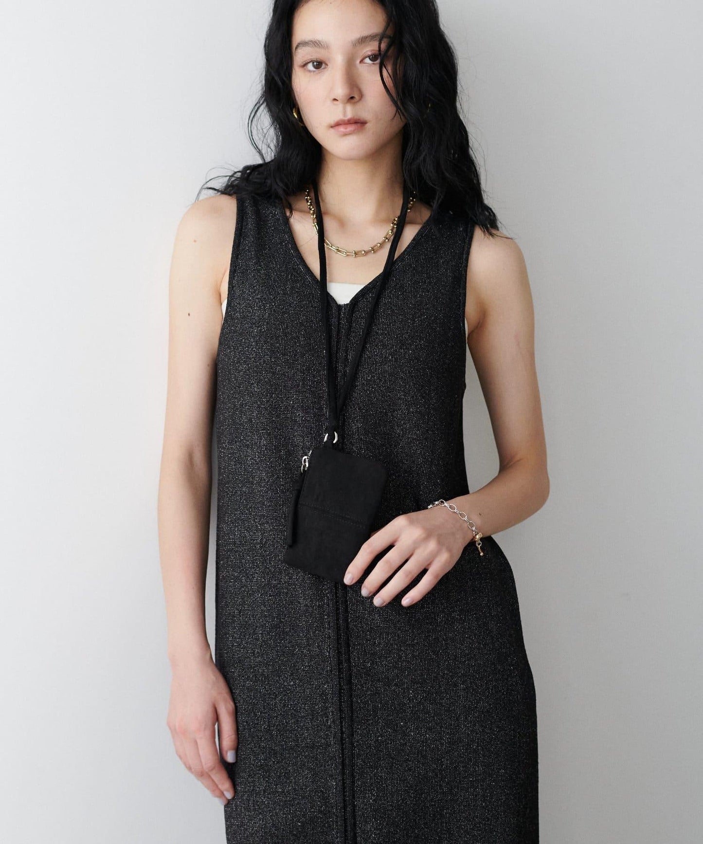 ［限定］仿麂皮迷你斜挎包