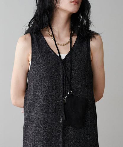 ［限定］仿麂皮迷你斜挎包