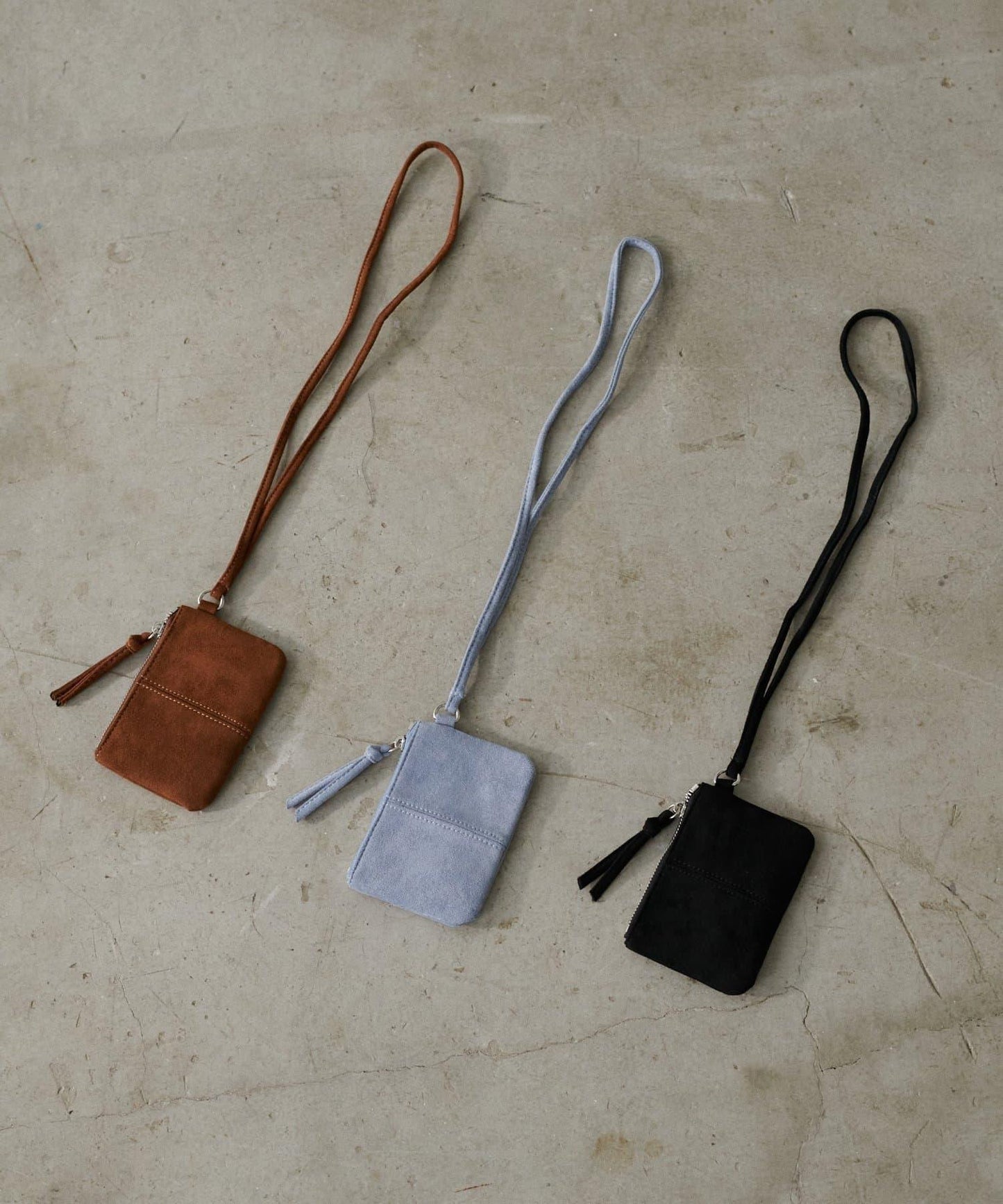 ［限定］仿麂皮迷你斜挎包