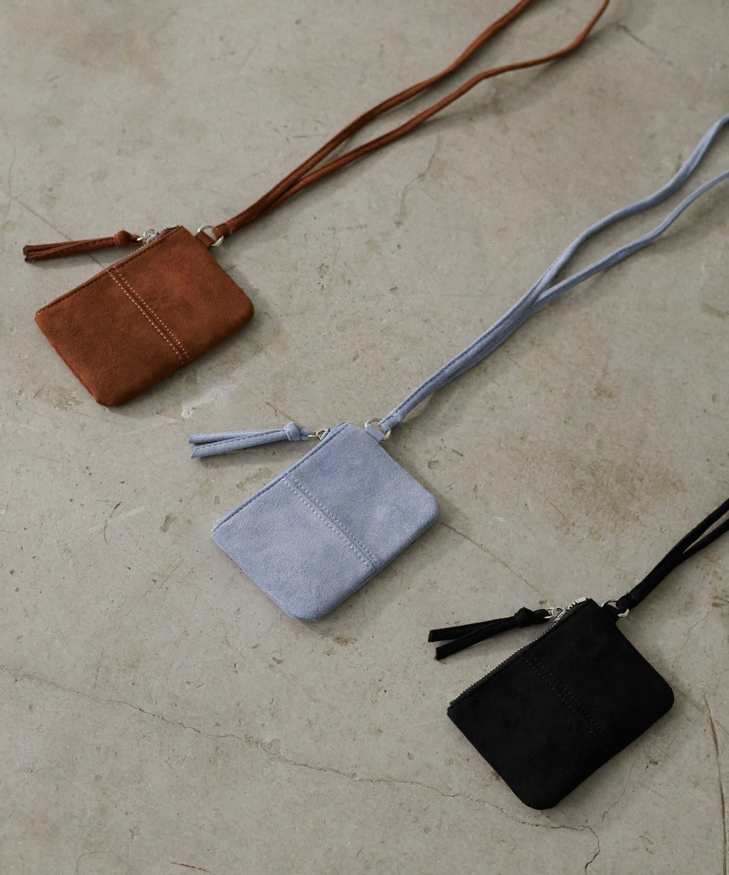 ［限定］仿麂皮迷你斜挎包