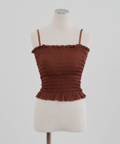 【RMAF】收褶吊帶文胸上衣