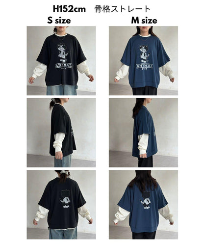 【ANYMAL】分層短袖T-shirt