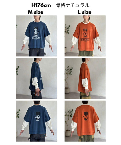 【ANYMAL】分層短袖T-shirt
