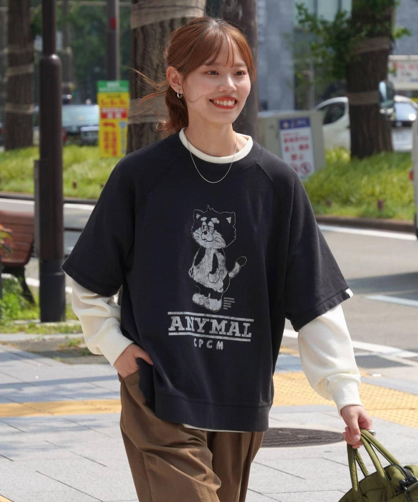 【ANYMAL】分層短袖T-shirt