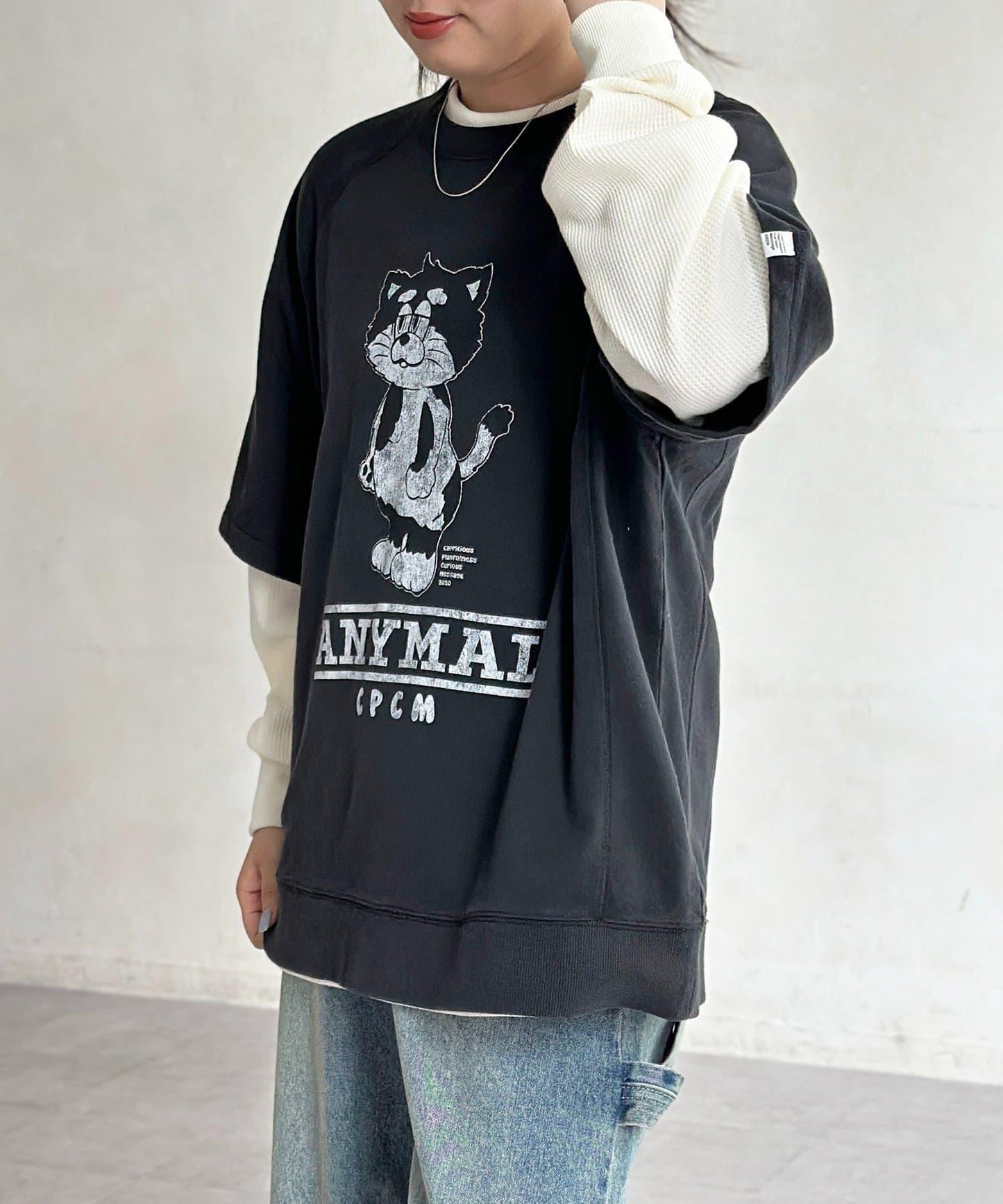 【ANYMAL】分層短袖T-shirt