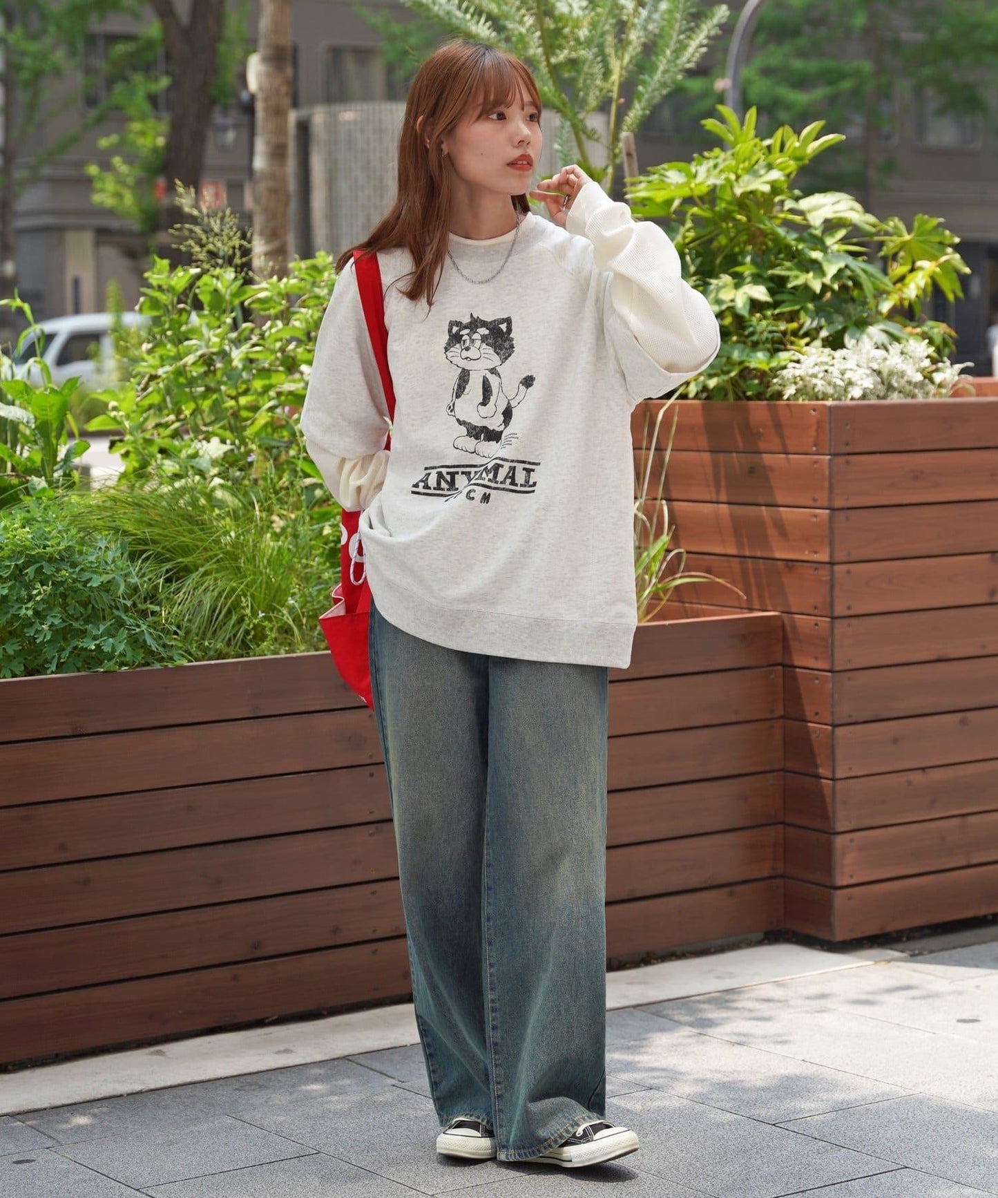 【ANYMAL】分層短袖T-shirt