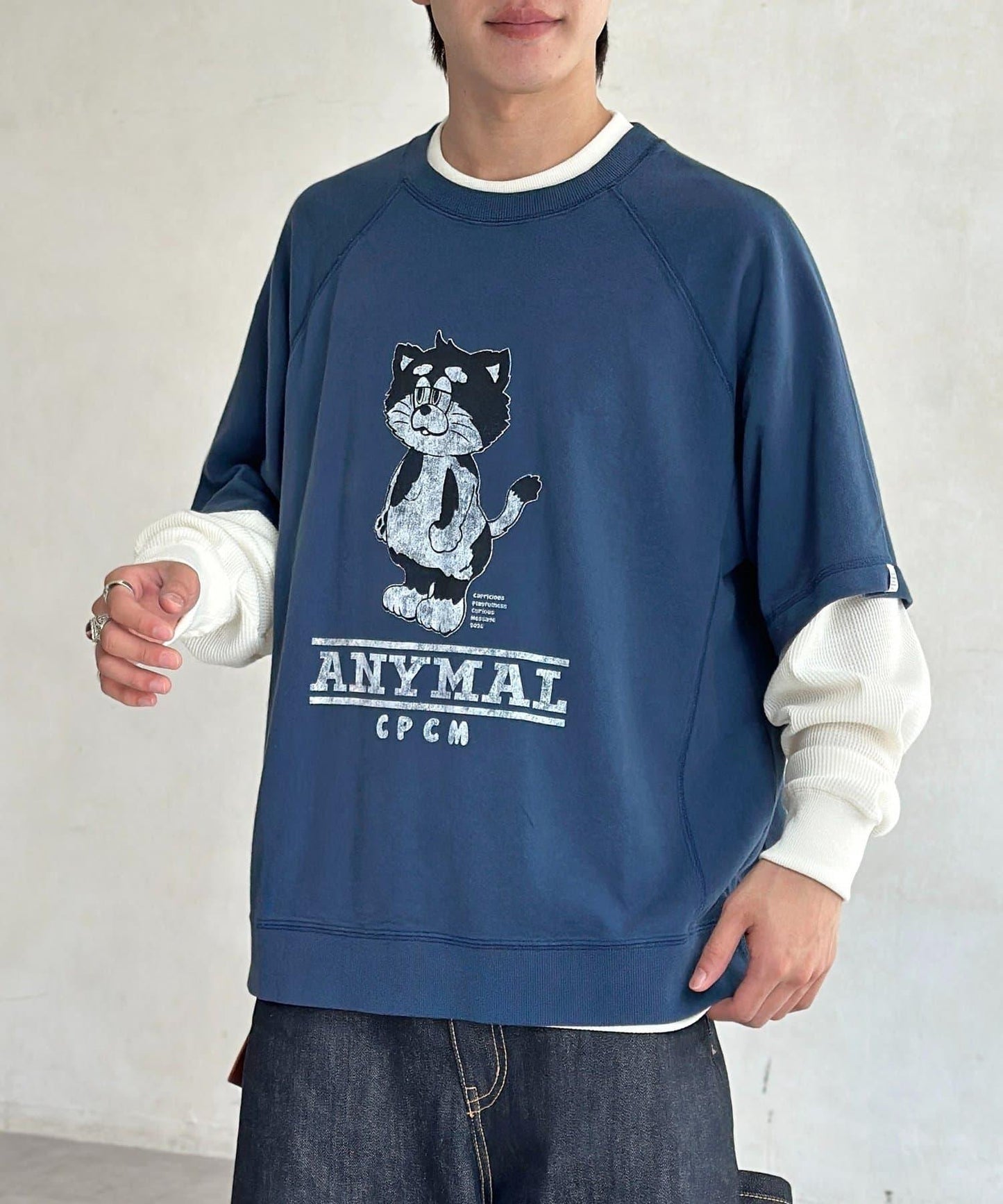 【ANYMAL】分層短袖T-shirt