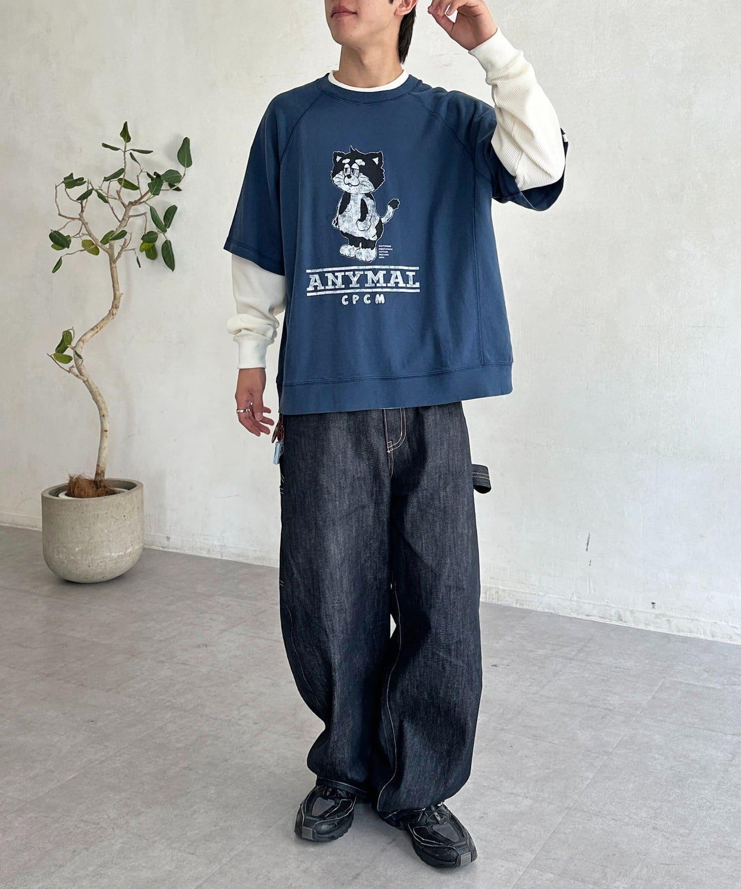 【ANYMAL】分層短袖T-shirt