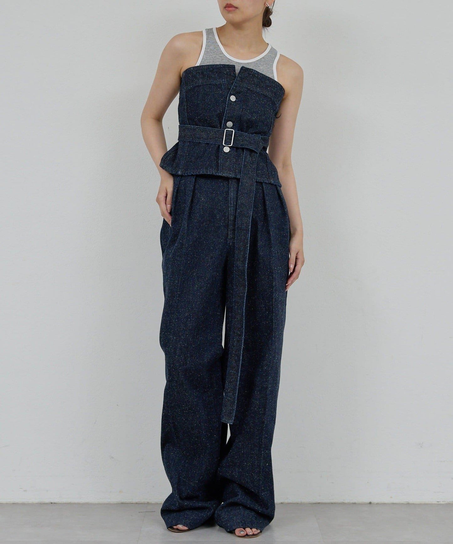 【豌豆】斑點牛仔布