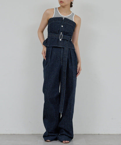 【豌豆】斑點牛仔布