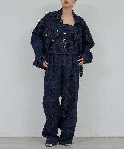 【豌豆】斑點牛仔布