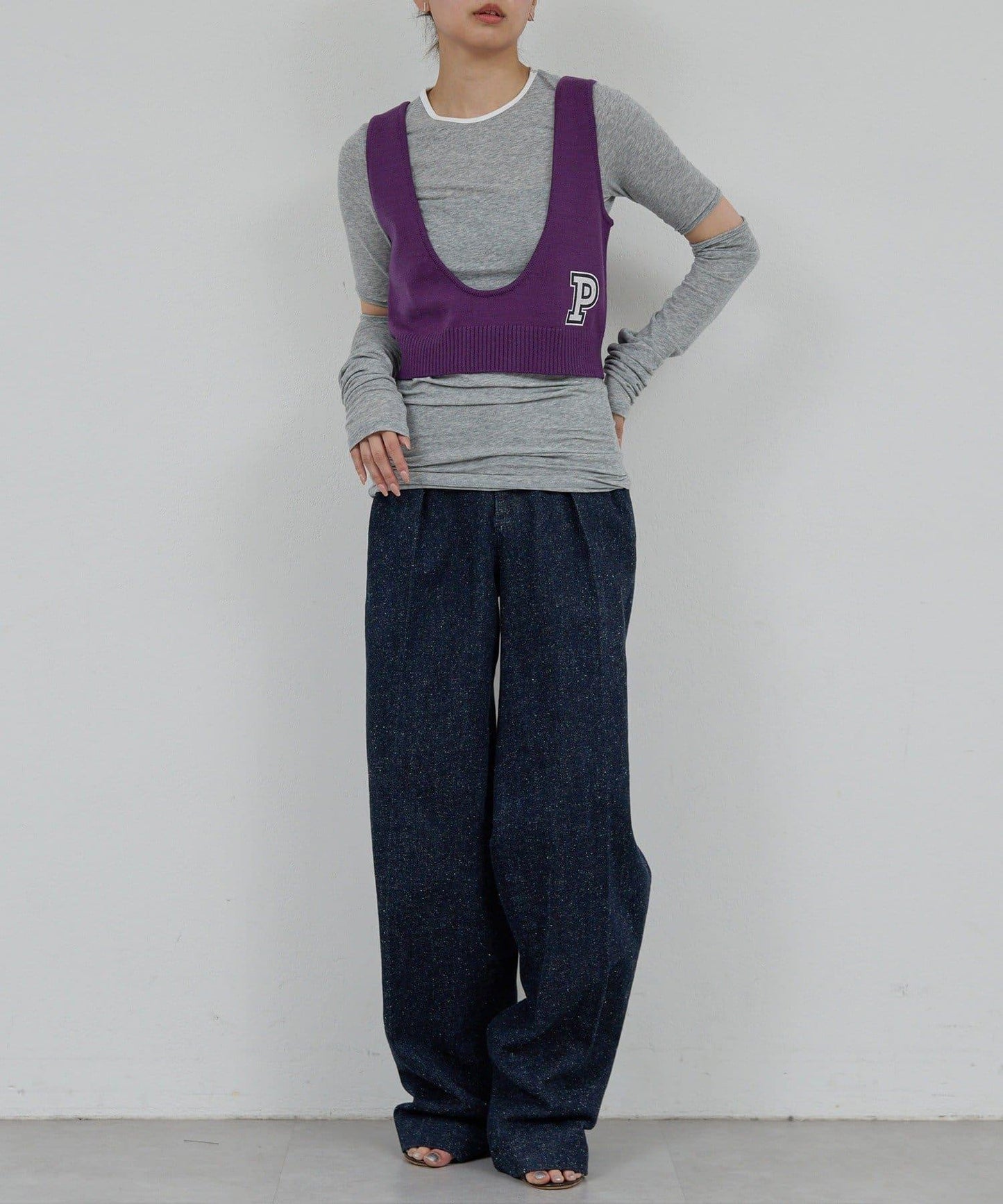 【豌豆】斑點牛仔布