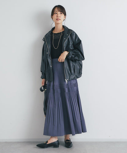 《穿搭效果出色・展現女性魅力》前後兩用法式荷葉袖蕾絲T恤