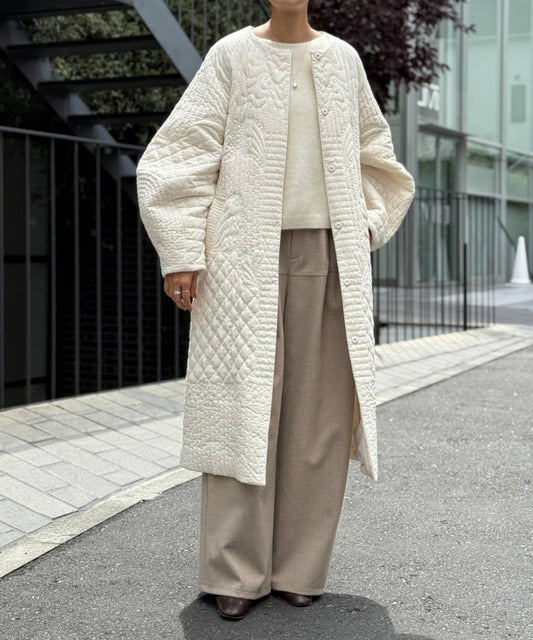 《15 quinze》刺繡棉襖 coat