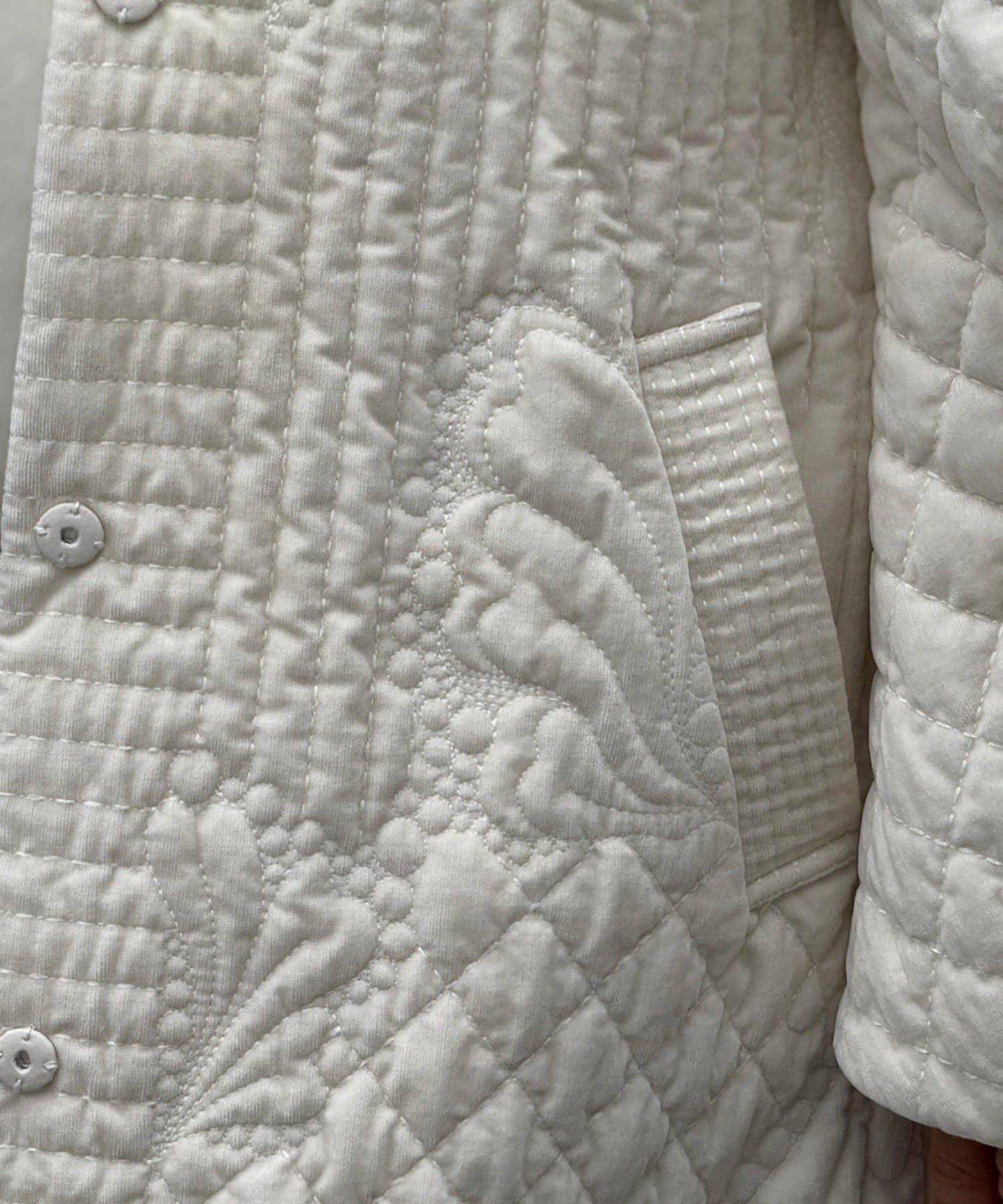 《15 quinze》刺繡棉襖 coat