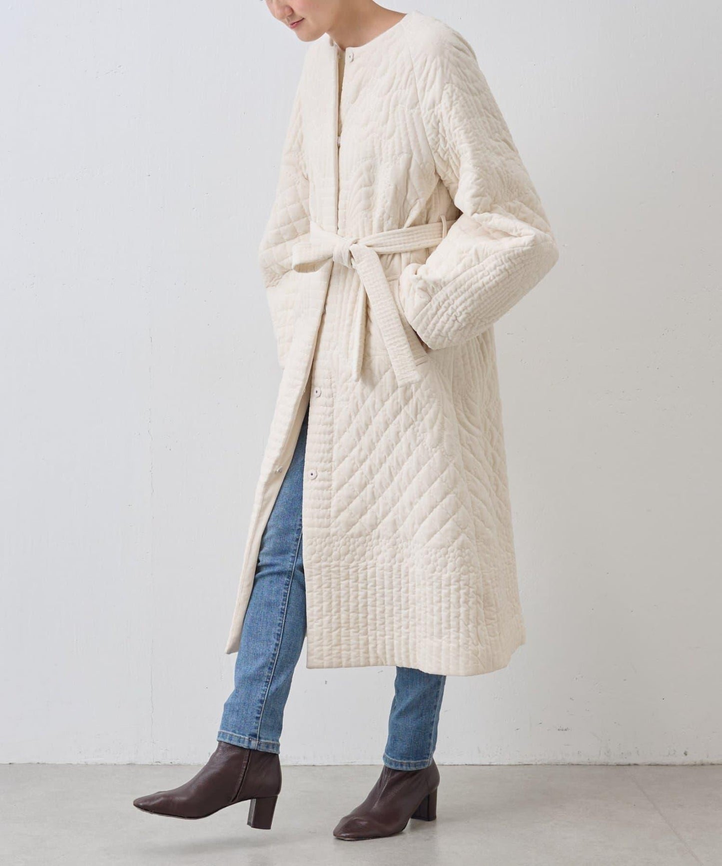 《15 quinze》刺繡棉襖 coat