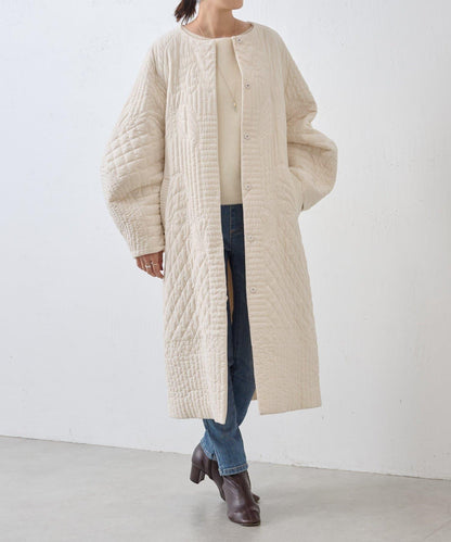 《15 quinze》刺繡棉襖 coat