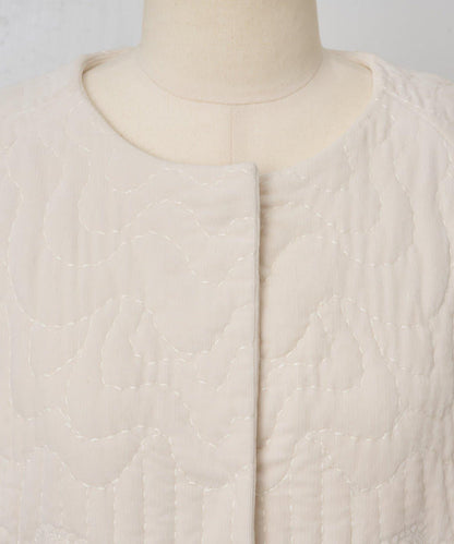 《15 quinze》刺繡棉襖 coat