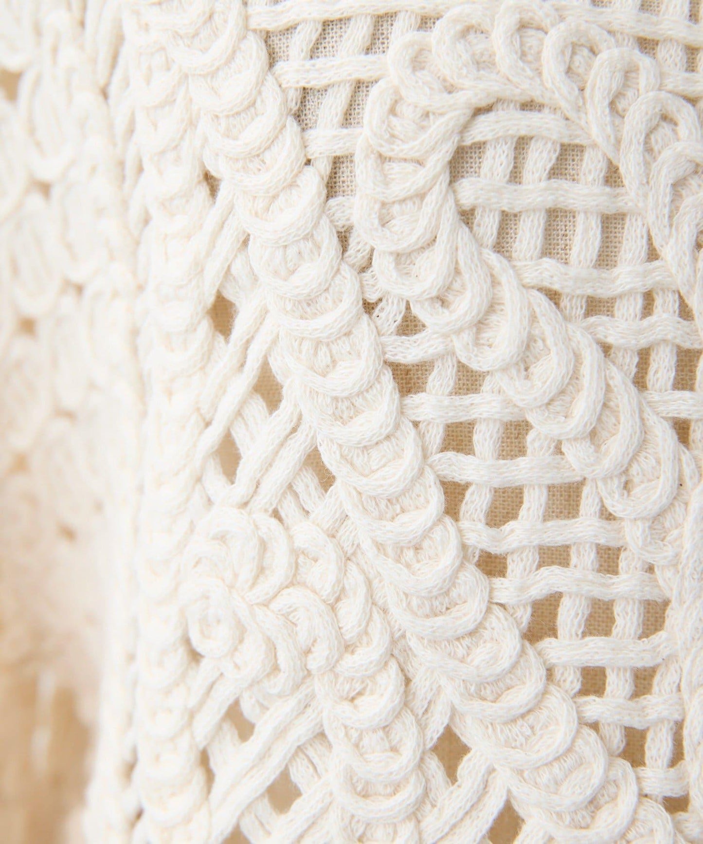 "鉤織/透視感" 蕾絲短款針織衫【SUM1 STYLE(斯密風格)】