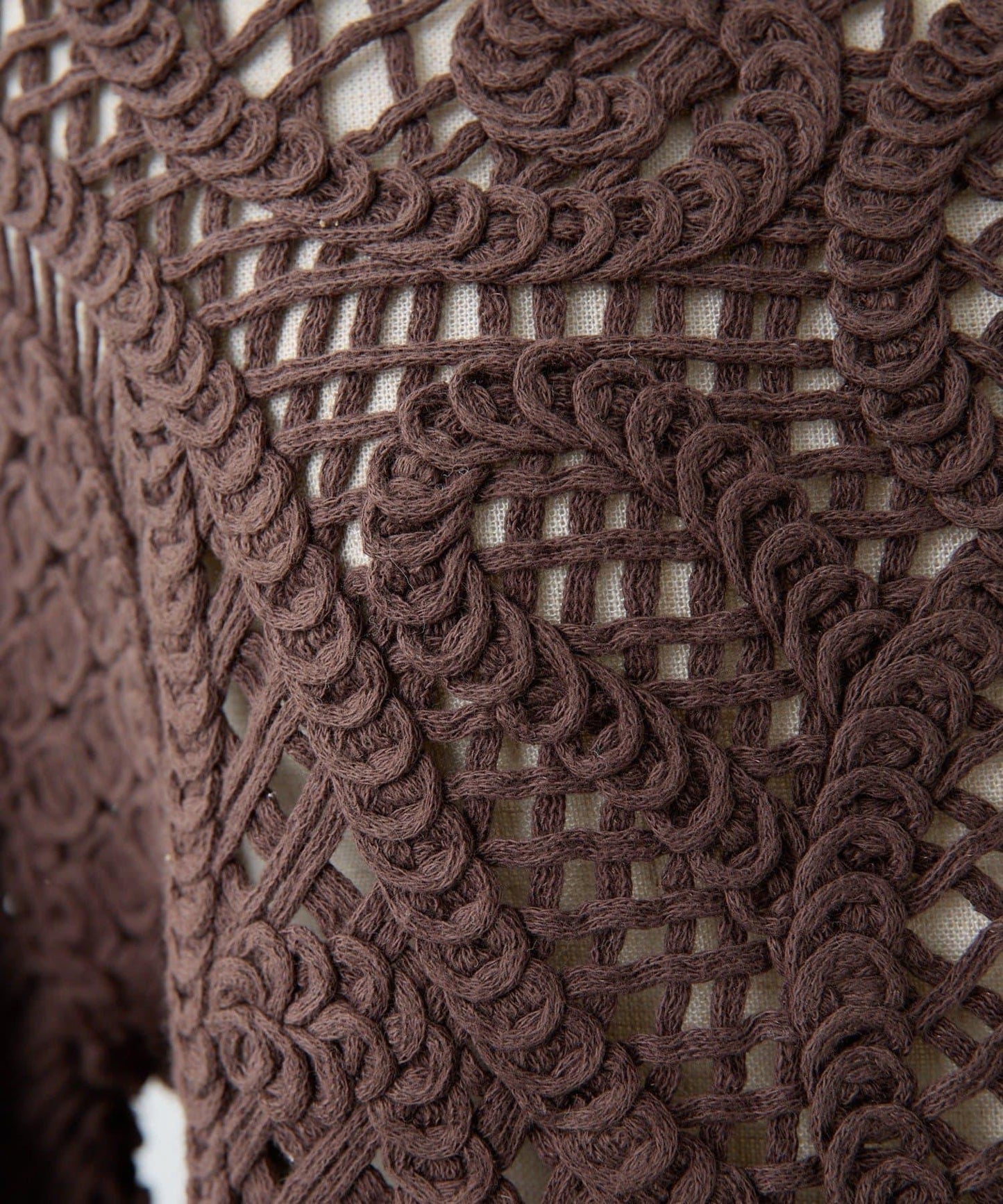 "鉤織/透視感" 蕾絲短款針織衫【SUM1 STYLE(斯密風格)】