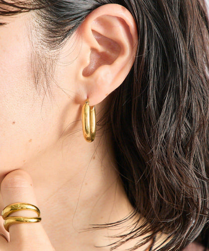 【R.good(艾爾點古德)】橢圓形耳環