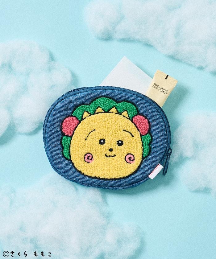 小雞哥哥 刺繡牛仔布化妝包