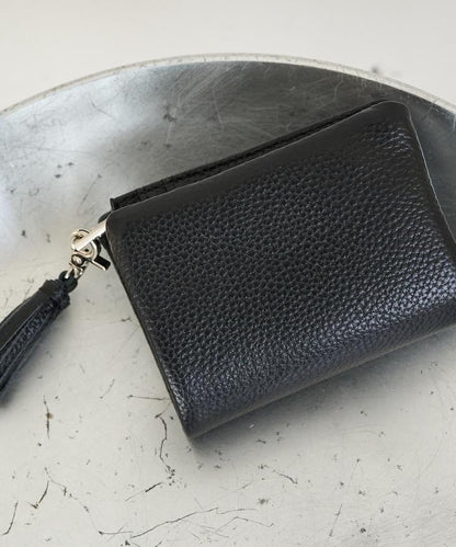 牛皮革 帶流蘇 小號 錢包