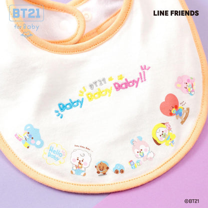 【《BT21》】印花刺繡圍兜