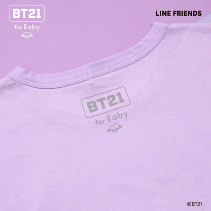 【《BT21》】印花及刺繡短袖T恤（成人款）
