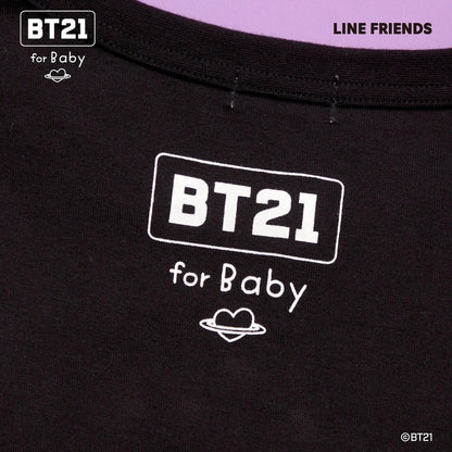 【《BT21》】印花及刺繡短袖T恤（成人款）