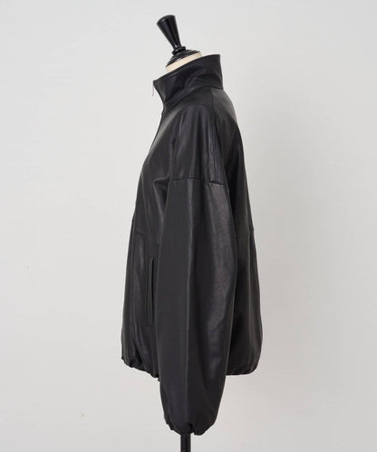 《15 quinze》羊皮半拉鍊套頭衫