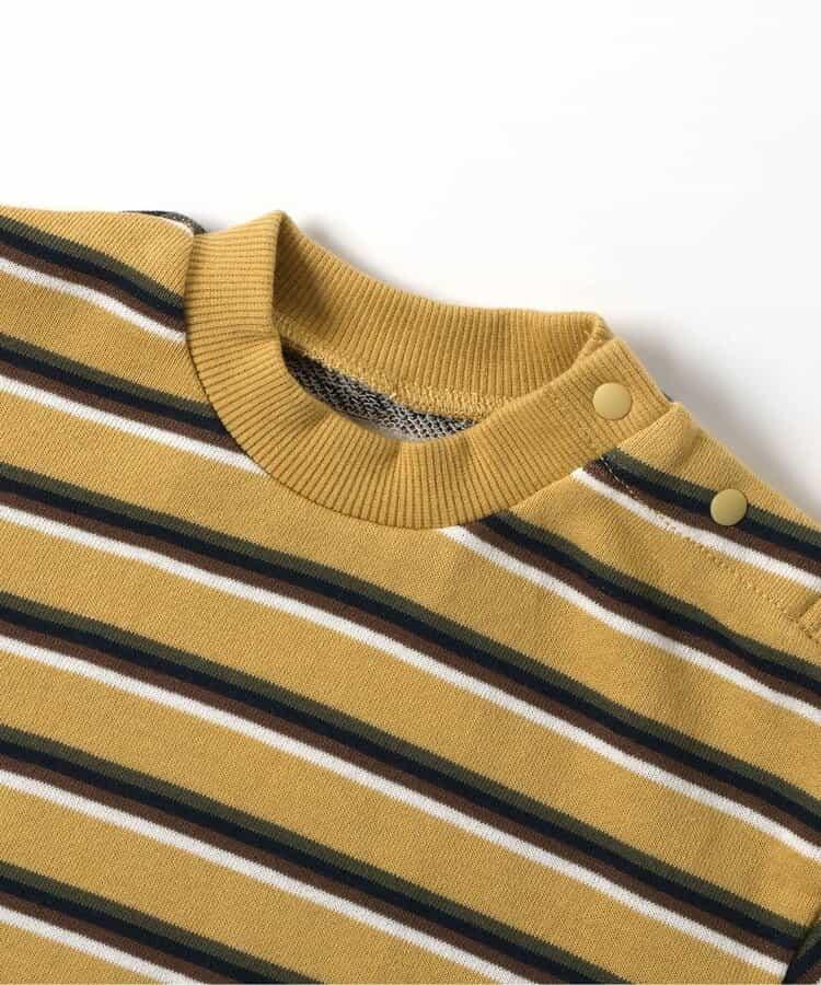 多色條紋工裝連身褲