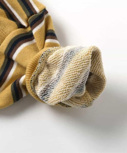 多色條紋工裝連身褲